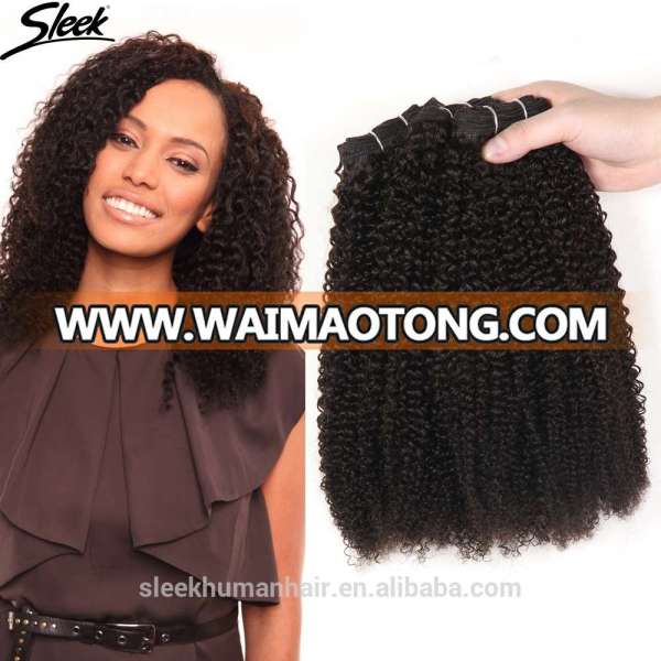 China hair factory distributorship available! afro puff kinky curly human hair weaving for black women